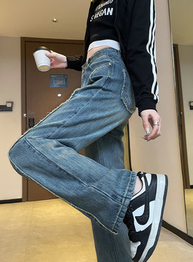 清仓高腰牛仔裤女秋冬季