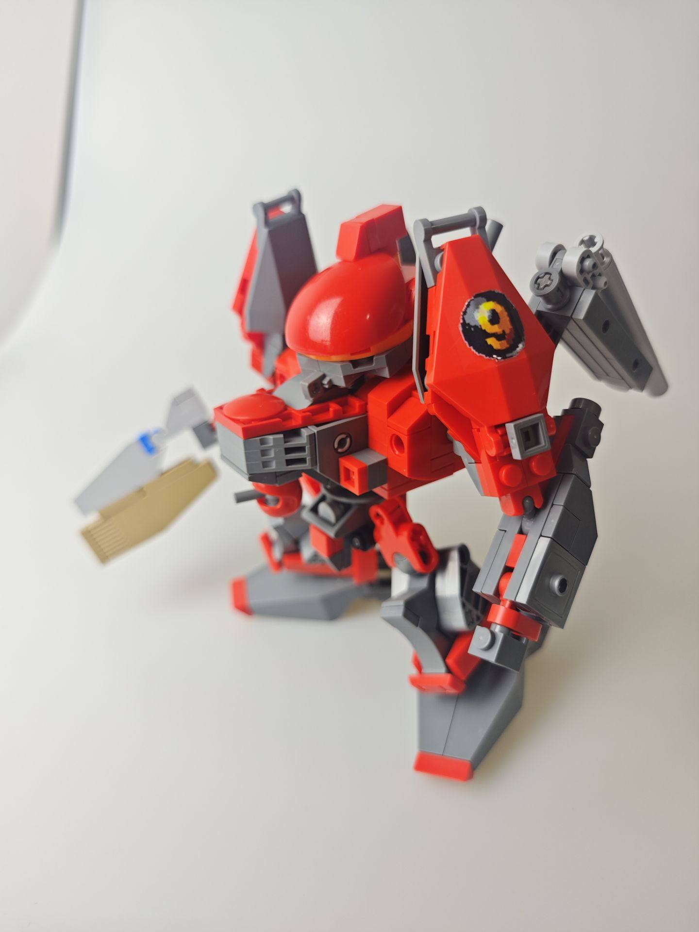 SDAC-002 装甲核心1 九球 NINEBALL  积木制品 特典九球贴纸