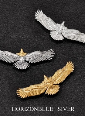 HORIZONBLUE SIVER地平线小鹰吊坠925银复古配饰潮流男女项链坠子