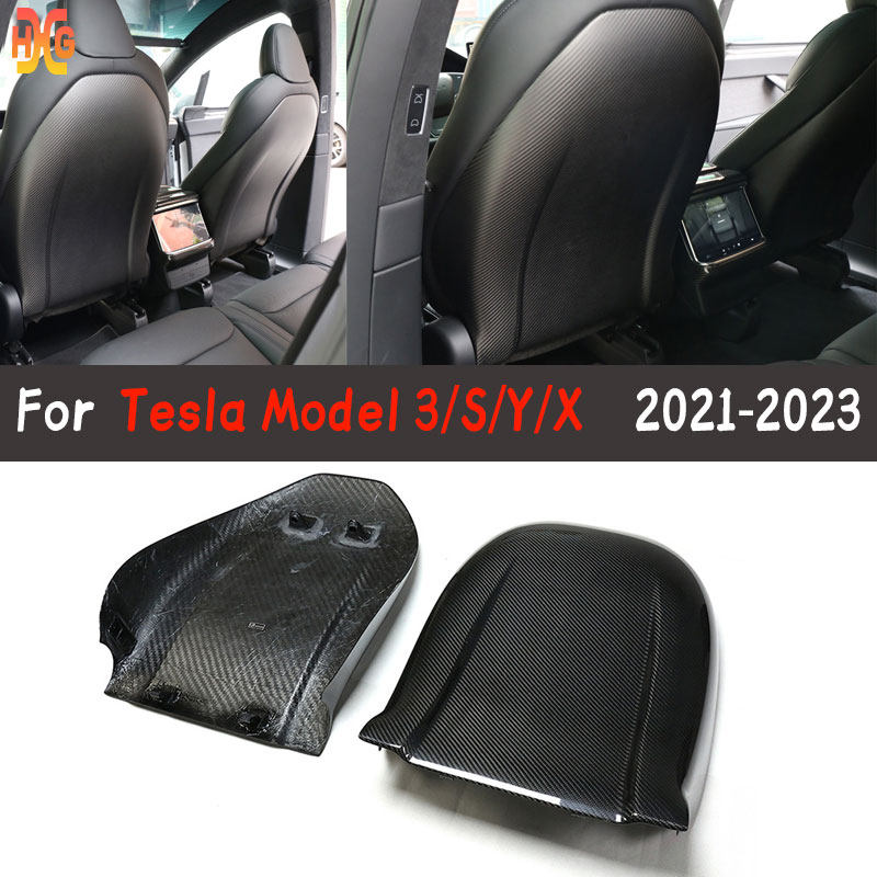 ModelS干碳纤维内饰座椅靠背