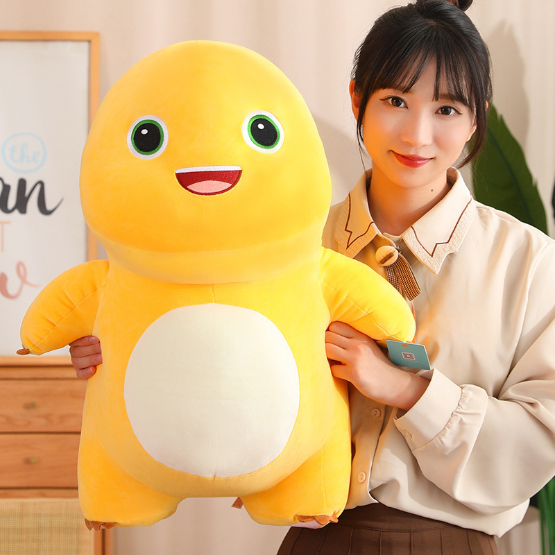 正版奶龙公仔毛绒玩具可爱黄色玩偶生日礼物大号儿童玩偶女生抱枕