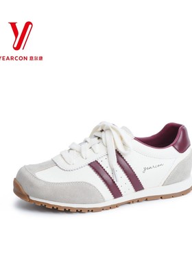 意尔康女鞋2025年秋季新款运动休闲鞋百搭平底德训鞋5581AD11693Y
