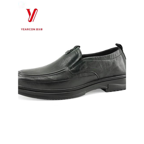 意尔康男鞋2024冬真皮一脚