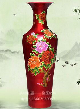景德镇客厅陶瓷大花瓶