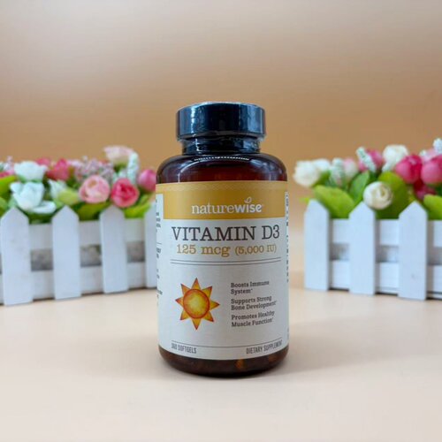 美国Naturewise5000IU维生素D3