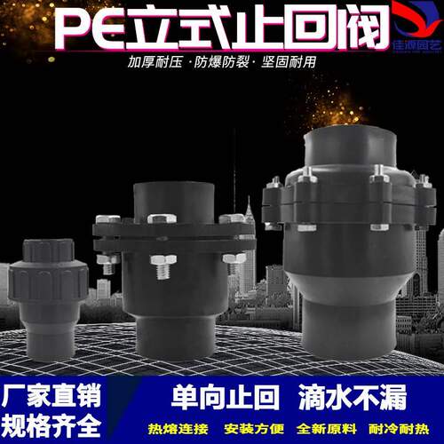 PE20活接热熔立式止回阀