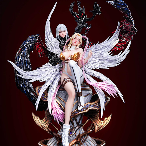 蚊子模玩天使与恶魔MOMOX手办