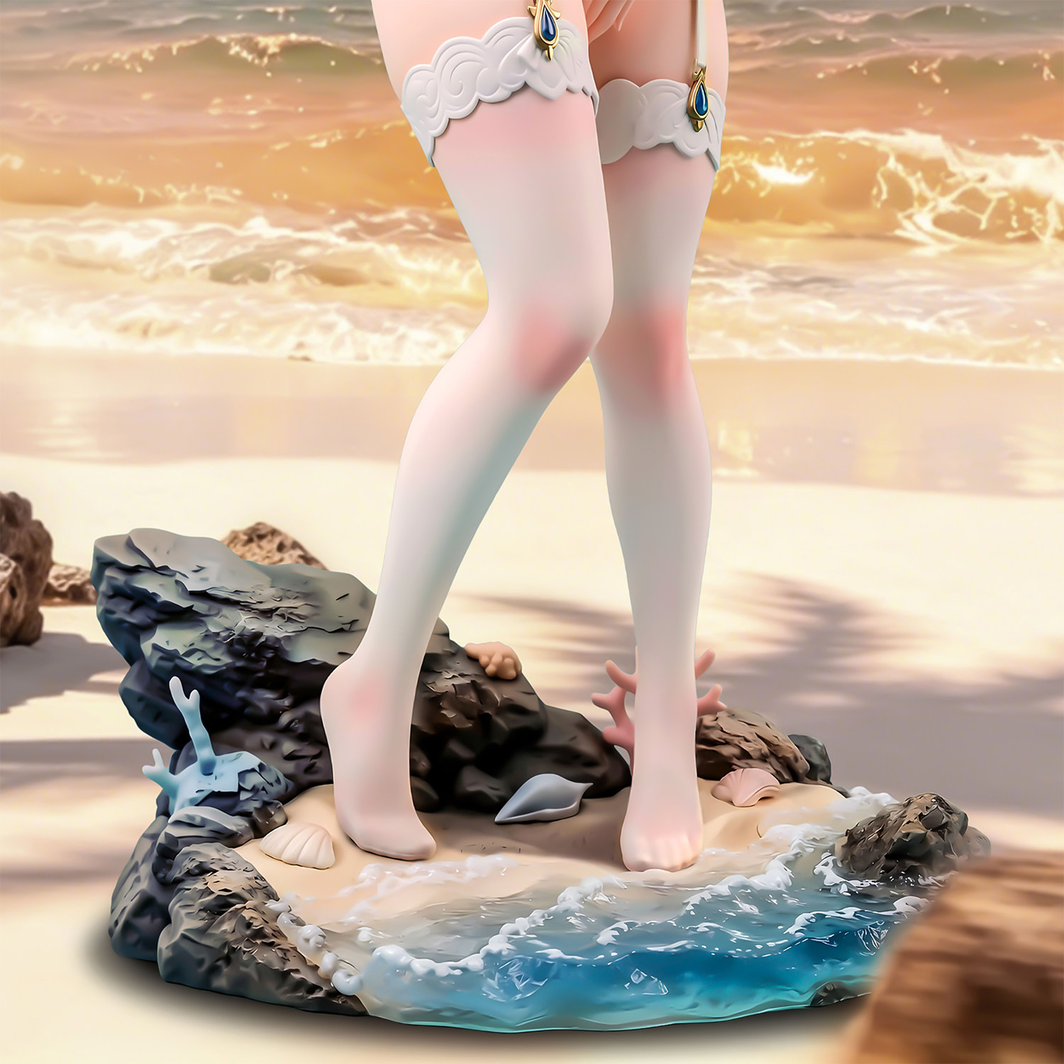 【蚊子模玩】定金 沙滩芙芙 芙小娜 姬萌studio 手办女雕像