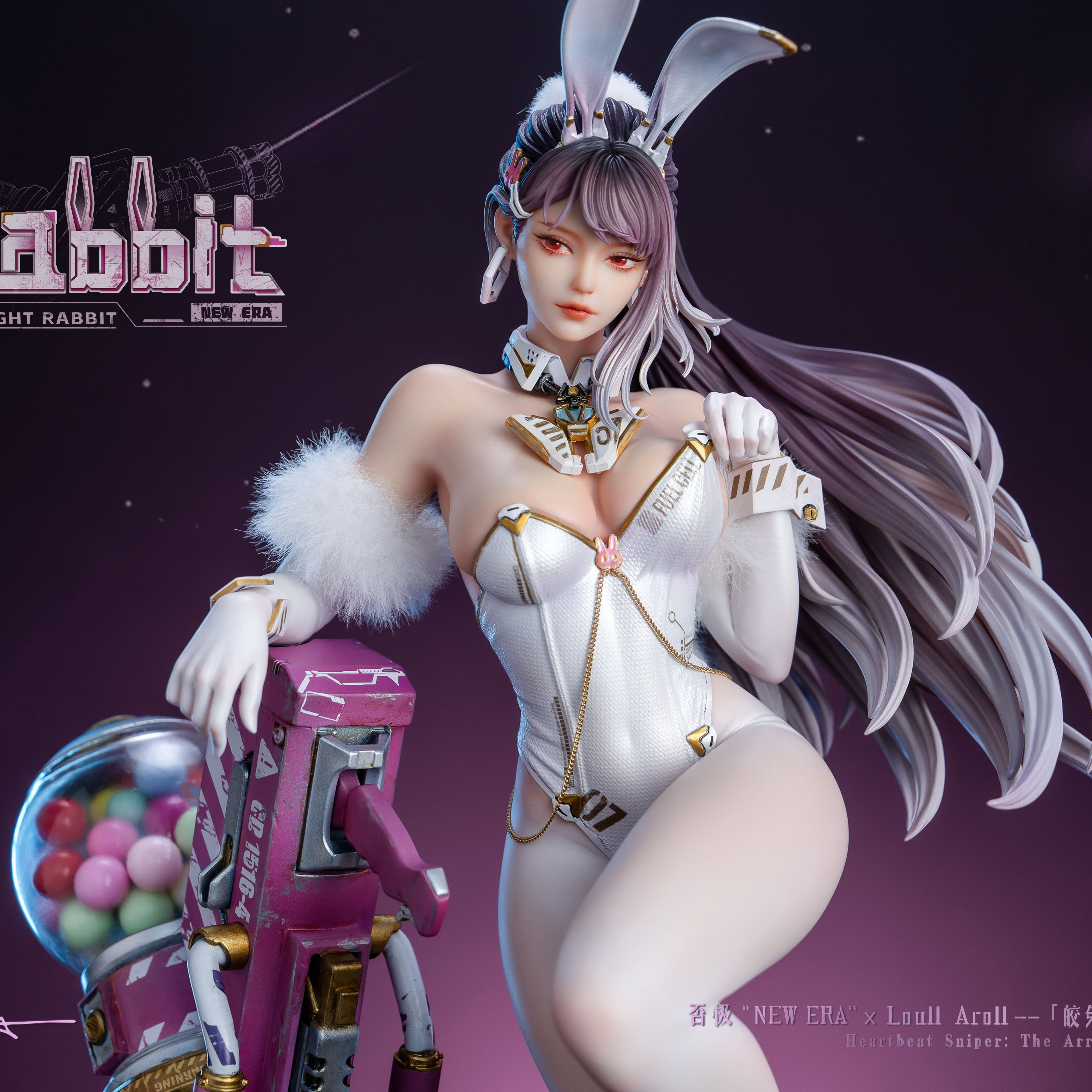 【蚊子GK】皎兔否极手办女雕像