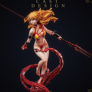 定金 手办女雕像 代购 Cast Design 明日香 蚊子模玩 赤色战姬