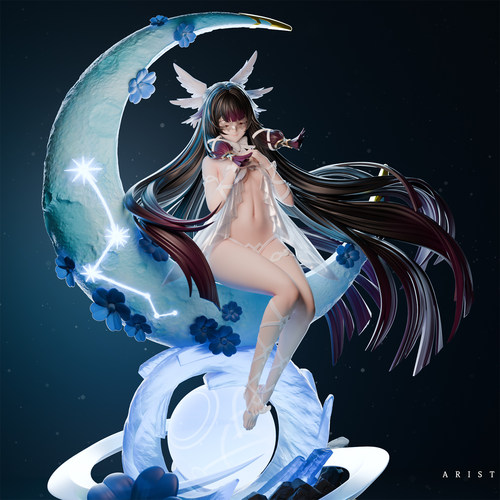 【蚊子模玩】月之少女手办女雕像