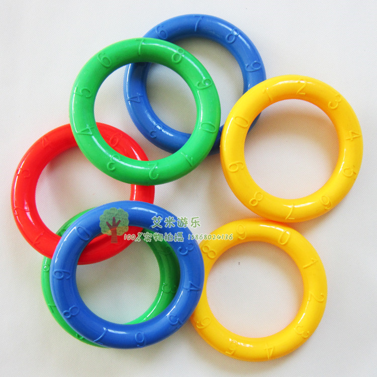 幼儿园器械体操圈塑料健身手摇铃