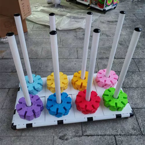 幼儿园带轮可移动雪花片收纳架
