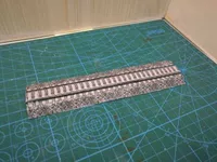 Два -сечение бумажной формы (без автомобиля)