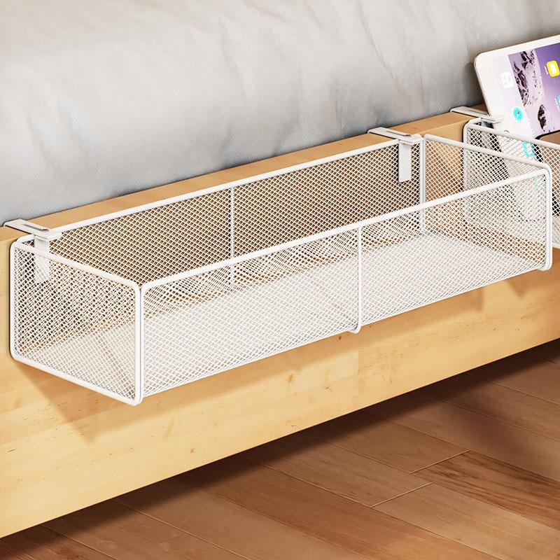 床边置物架床上隔板挂篮衣服收纳柜神器宿舍寝室上铺筐床头改造盒