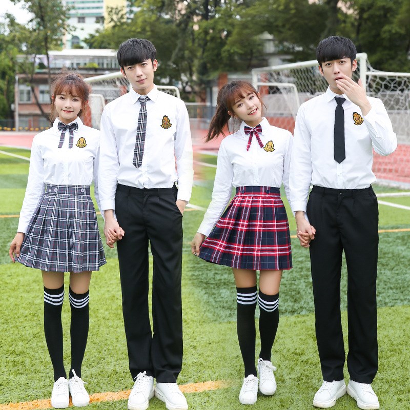 新款韩版男女学生校服初高中潮流毕业园服班服情侣套装爆款