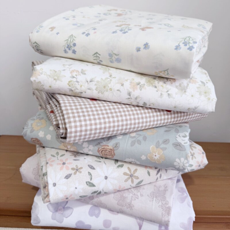 纯棉布料斜纹面料全棉床上用品儿童卡通印花床单被套加工定做