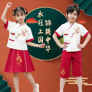 探故知霸王别姬儿童舞蹈演出服装男女表演小道童朝代歌中华少年郎