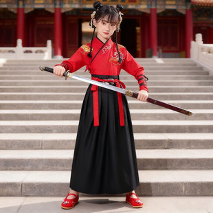 霸王别姬精忠报国中国龙舞蹈演出服装男女学生扇子舞表演骁早上好