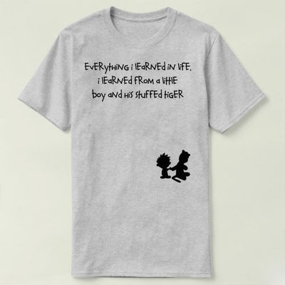 Calvin and Hobbes 凯文与霍布斯虎  男女Tee T-Shirt T恤 2