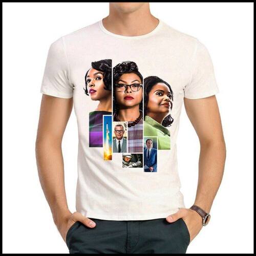 Hidden Figures T-shirt 隐藏人物T恤 白色短袖 隐藏人物 T恤衫