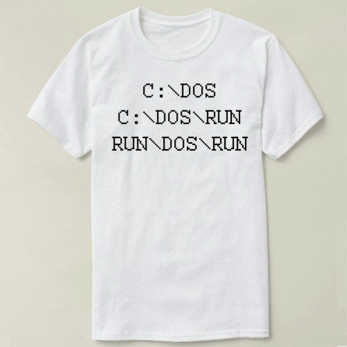 GEEK NERD programmer 极客 程序员 cd c dos   定制 T-Shirt T恤