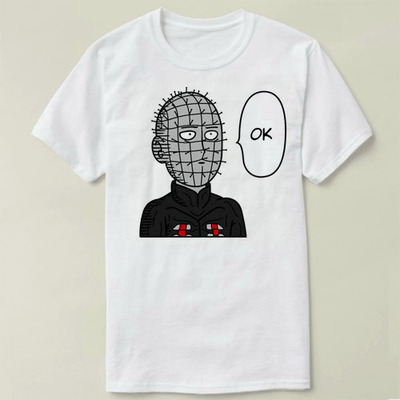 Hellraiser鬼吃人pinhead钉头鬼one punch man一拳超人Shirt T恤