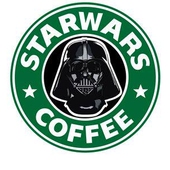 darth Shirt vader wars星球大战Tee T恤 star Coffe