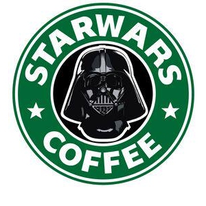 Coffe darth vader star wars星球大战Tee Shirt T恤