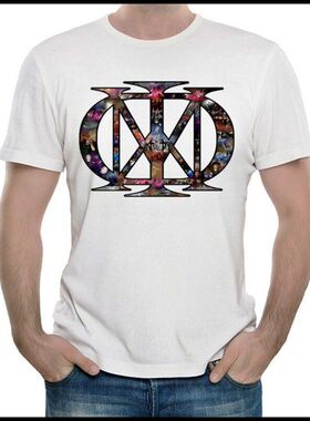 Dream Theater T-shirt 梦剧院乐队 T恤 白色 短袖 T恤衫 男女