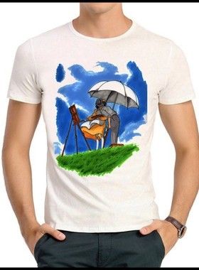 The Wind Rises tshirt 宫崎骏 起风了 T恤 白色 起风了 T恤 男女