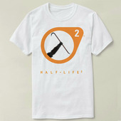 Shirt成人男女男女T恤DIY定制圆领 Tee Life2半条命3 Half