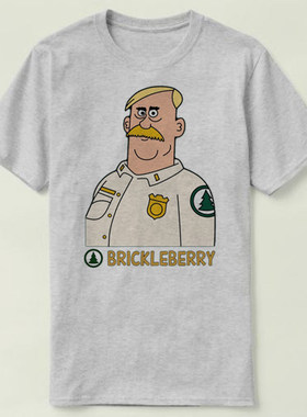 Brickleberry 脆莓公园 woody DIY 定制男女 Tee T-Shirt T恤