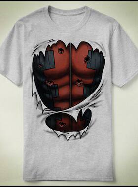 Deadpool TACOS Marvel 死侍 爆衣 包邮定制成人 Tee T-Shirt T恤