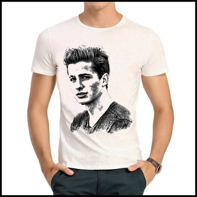 Charlie Puth T-shirt 美国歌手 查理 普斯T恤 白色 查理普斯 T恤