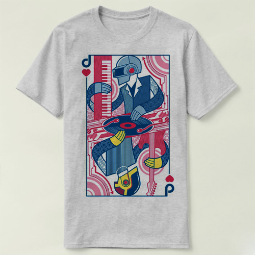 daft punk 蠢朋克 傻瓜龐克 bangalter get lucky t-shirt t恤 2