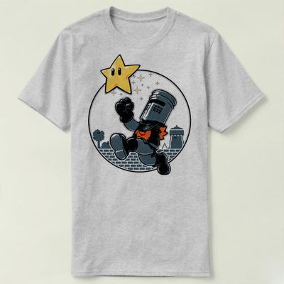 Black mario Monty Python Holy Grail蒙提派森巨蟒圣杯ShirtT恤