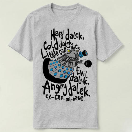 Doctor who Dalek神秘博士big bang theory生活大爆炸T-Shirt T恤