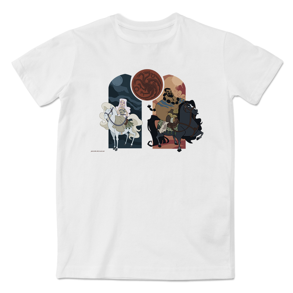 权力的游戏冰与火之歌印花T恤