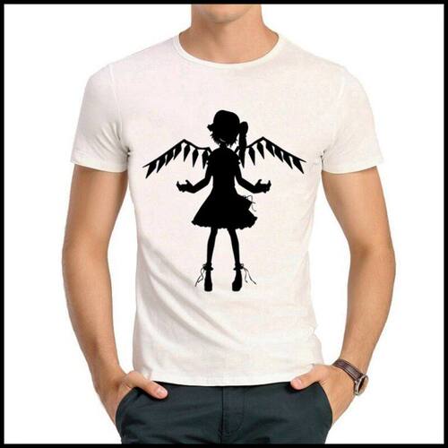 project badapple T-shirt 动漫 东方project T恤 白色 T恤 男女