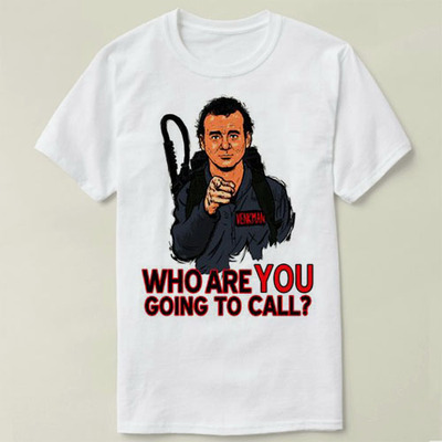 Ghostbusters 捉鬼敢死队 Tee Shirt圆领 DIY班服定制T恤男女c