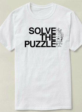 Hellraiser养鬼吃人pinhead钉头鬼圆领 男女Tee Shirt T恤 9