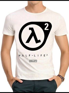 half life T-shirt 半条命 T恤 白色短袖 半条命 CST恤衫 男女