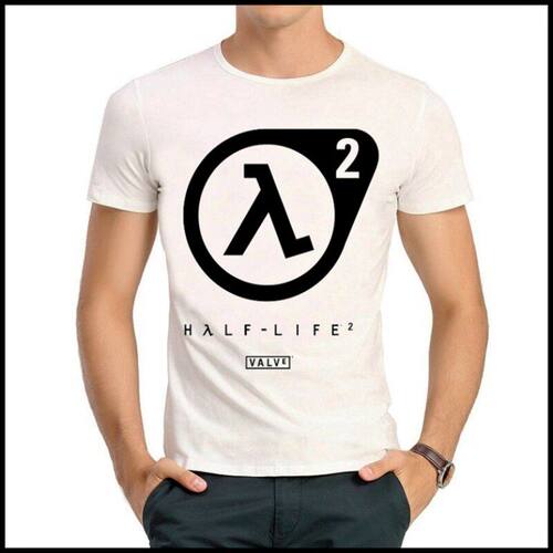 half life T-shirt 半条命 T恤 白色短袖 半条命 CST恤衫 男女