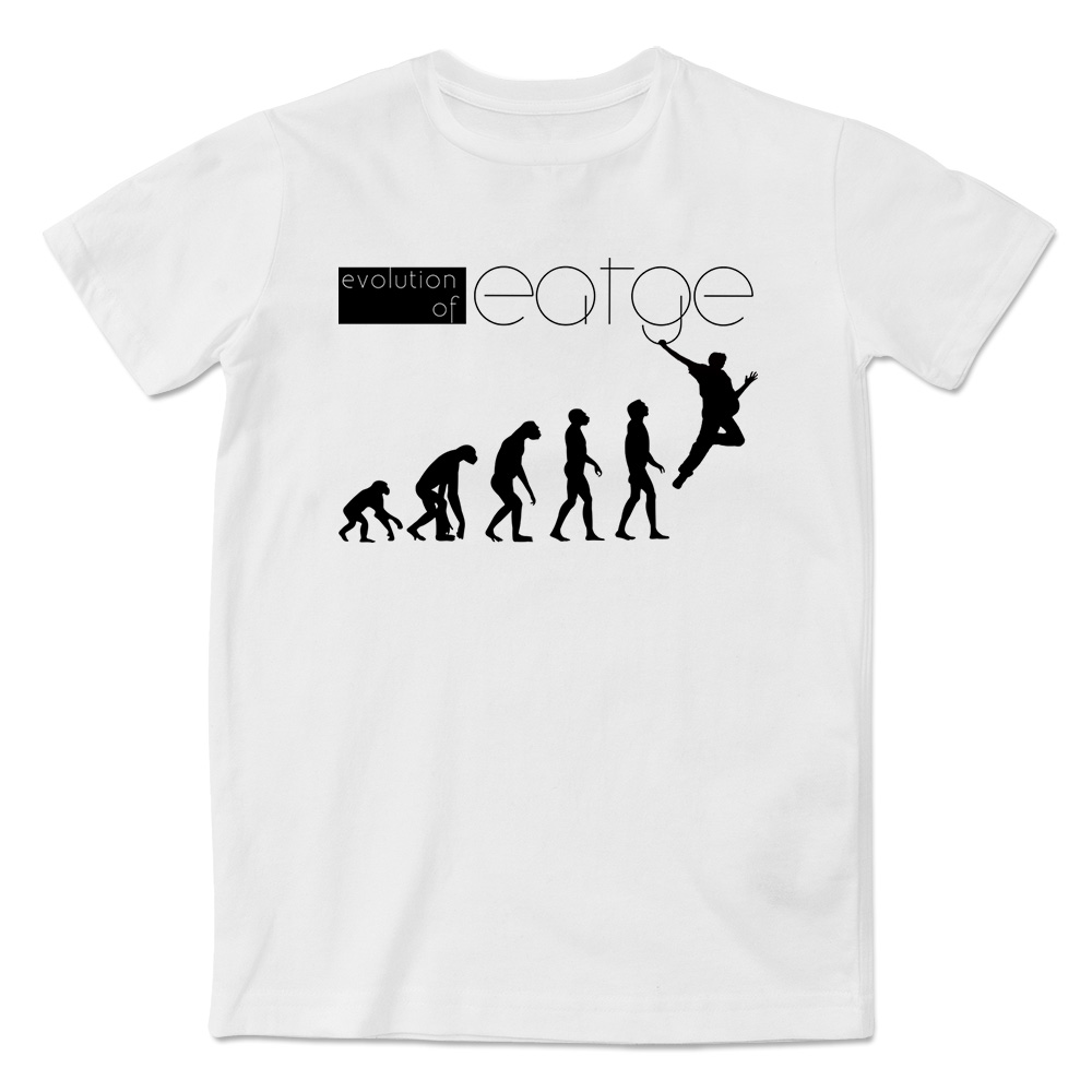 创意设计 EATGE品牌进化 印花短袖T恤 男女同款