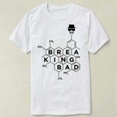 绝命毒师 Heisenberg Chemical 定制Tee T恤 Breaking Shirt Bad