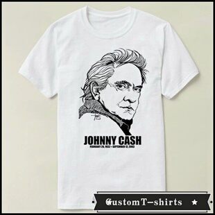 johnny cash约翰尼·卡什   文化衫短袖男女 T恤T-shirt7