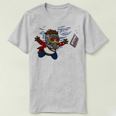 Nirvana nevermind guardians galaxy Star Lord星爵 T-Shirt T恤
