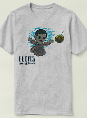 Nirvana涅磐乐队nevermind Stranger Things怪奇物语 T-Shirt T恤