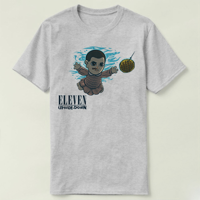 Nirvana涅磐乐队nevermind Stranger Things怪奇物语 T-Shirt T恤